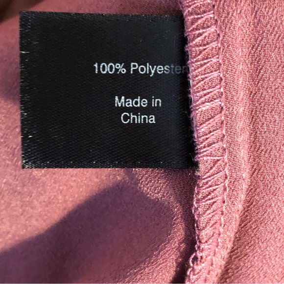 Lane Bryant V-Neck Button Tab Mauve Blouse - Picture 9 of 11